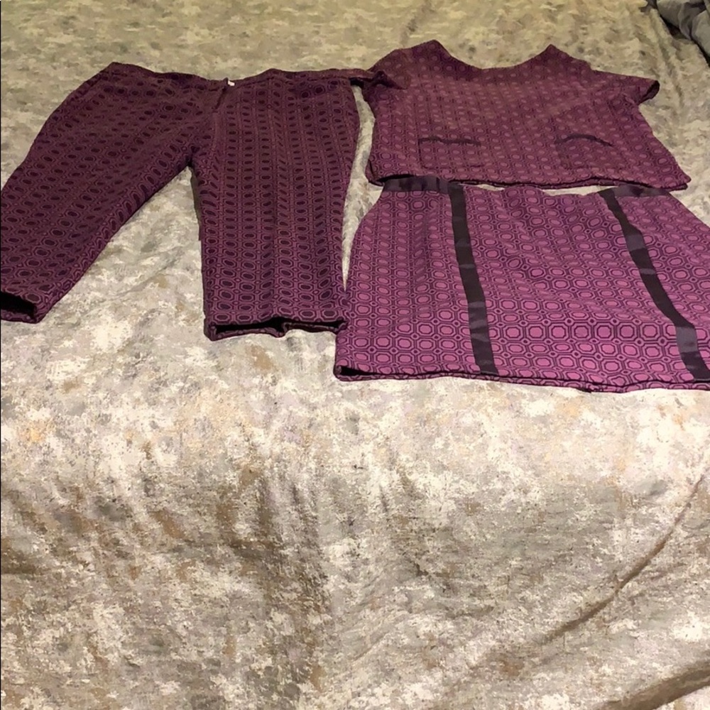 Purple triple set